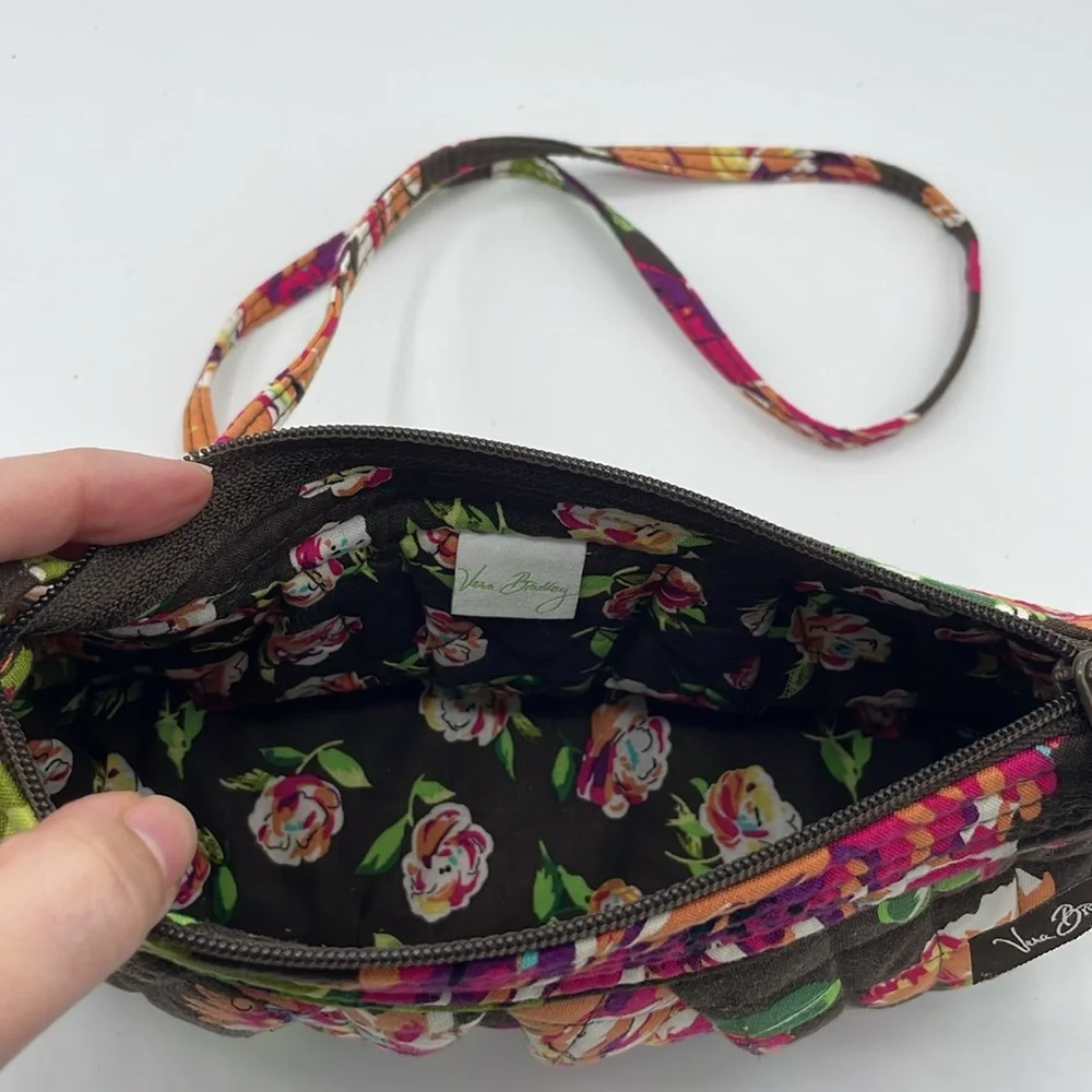 Vera Bradley Frannie Rose Cross Body Bag